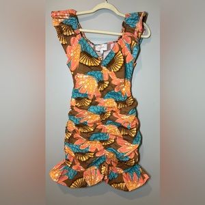 Cleobella Tiana Mini Dress Printed Size XS